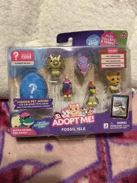 Ame0033 Jazwares Adopt Me Fossil Isle Playset Water Reveal Egg Triceratops Dodo