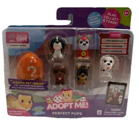 Ame088-072924-v1 Jazwares Adopt Me Perfect Pups Playset Dalmatian Robo Dog Water-reveal Egg