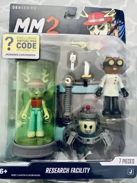 Crs0054 Jazwares Roblox Devseries Mm2 Research Facility 7 Pieces Play Set Virtual Item Code Nib