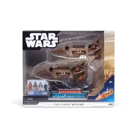 Swj0257 Jazwares Llc Micro Galaxy Squadron Clash At Carkoon Battle Pack - Two 3 Inch Vehicles