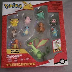 Jazwares Pk14337-os2126-dp Pok Mon Battle Figure Multi-pack Pikachu Jigglypuff Squirtle Charmander