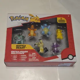 Pkw2684 Jazwares Pok Mon Battle Figure Multi-pack Playset Pikachu Bulbasaur Squirtle
