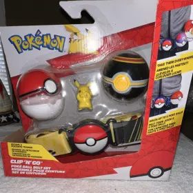 Pkw2799-070824-ka Jazwares Pok Mon Playset With Pikachu Figure Ball Belt And Ultra