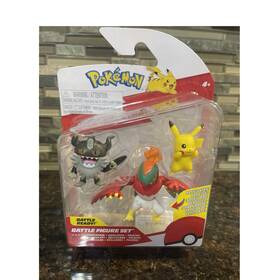 Jazwares Pkw3601-010424-ka Pok Mon Battle Figure Set Pikachu Hawlucha Perserker Articulated