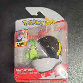 Pkw4163 Jazwares Pok Mon Clip Ftnft Go Chikorita Ultra Ball Playset Licensed Reproduction