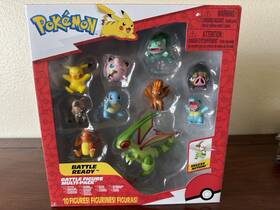 Jazwares Pkw4337-q08252-ep Pok Mon Battle Figure Multi-pack 10 Figures Pikachu Deluxe Action Boxed