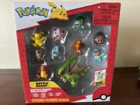 Pkw4337-q08252-ep Jazwares Pok Mon Battle Figure Multi-pack 10 Figures Pikachu Deluxe Action Boxed