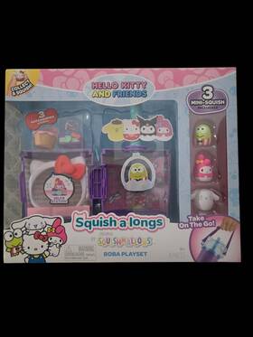 Jazwares Sil-32065 Hello Kitty And Friends Boba Playset Mini-squish Figures Accessories