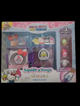 Sil-32065 Jazwares Hello Kitty And Friends Boba Playset Mini-squish Figures Accessories