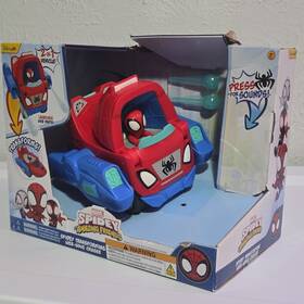 Jazwares Snf0379 Marvel Spidey Transforming Web-wave Cruiser Playset With Sounds