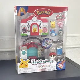 Soal0071-102225-dc Jazwares Pok Mon Center Playset With Pikachu Chansey Snorlax Marill Figures