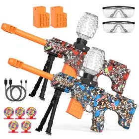 B0f9fbblj7 Joykey 2 Set Electric Blaster Auto Splat 30000 500 Hopper Goggles