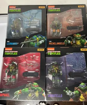 Jt7097 Joytoy Jt6144 Jt6304 Jt6892 X 1/18 Action Figuresteenage Mutant Ninja Turtles 4pcs Usa Seller