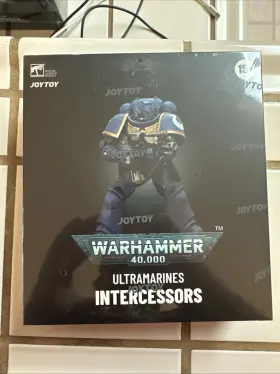 Jt6632 Joytoy Ultramarines Intercessors 1/18 Warhammer 40k New Unopened