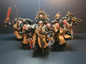 Jt7325 Joytoy Marshal Baldeckrath Black Templars Lot Of 5 Warhammer 40k Please Read
