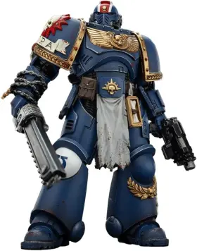 Jt00058 Joytoys Joy Toy Warhammer Ultramarines Lieutenant Titus 1/18 Scale Action Figure
