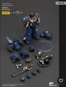 Jt00072 Joytoys Joytoy 1/18 Uitramarines Brother Chairon Soldier Action Figure Collect