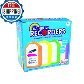 B07s8zzyrw Junior Learning Rainbow Recorders Set Of Four Multi Colored Jl149