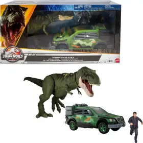087-26-0278 Jurassic World Legacy Tyrannosaurus Rex Ambush Toy Vehicle And Action Figure Set