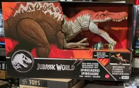 Jurassic World 194735347650 Total Super Colossal Spinosaurus 2025 Mattel 36inch - In Hand