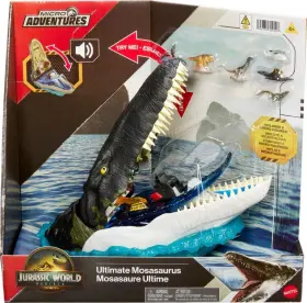 93709436 Jurassic World Rebirth Deluxe Mosasaurus Playset 7 Interactive Features New