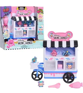 Just Play 417138605883 Disney Munchlings Candy Cart Playset With Lights 5 Exclusive Muchlings