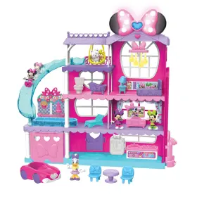 88059 Just Play Disney Minnie Mouse Ultimate Mansion Playset With Lights Sounds 21 Pieces