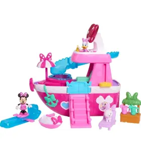 88274 Just Play Disney Junior Minnie Mouse Bowdazzling Yacht Over 20 Inches Multicolor