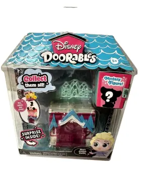 Just Play 886144445354 Disney Doorables- Elsas Frozen Castle Playset Mystery Figure