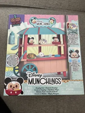 Just Play 886144746192 Disney Munchlings 5 Exc 10 Pcs Dumpling Cart Scented/bubbles New