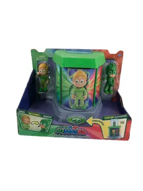 Just Play 886144954689 Pj Masks Transformation Playset Figure Greg Becomes Gekko Popup Elevator Nib