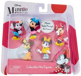 89385 Just Play Disney Minnie Mouse Mini Figure Set Inch Styles Through The Years