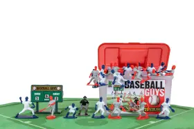 B000gdgwx0 K Kaskey Kids Baseball Guys Red Gray Vs. Blue White 2 Teams 29 Pcs Each