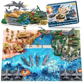 Js001 Kaelinda Army Men Action Figures Toys For Boys Age 4-7 6-8 3 Color
