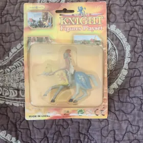 109224-11051-001-1103 Kai Jai Industrial Ltd. Knight Figures Playset Horse Fantasy Plastic Multicolor