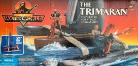 Kenner 076281628110 Vintage 1995 Waterworld The Trimaran Fast Attack Combat Ship Brand New