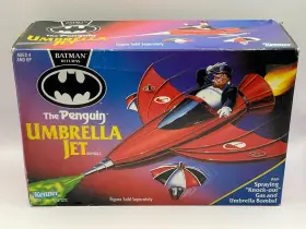 Kenner 076281636900 1992 Batman Returns The Penguin Umbrella Jet Vehicle - New/sealed