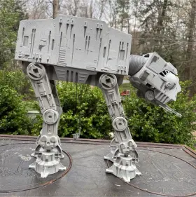 1086030 Kenner Star Wars At-at Walker Playset Gray Collectors Edition 1997 1086030 Kenner Star Wars At-at Walker Playset Gray Collectors Edition 1997