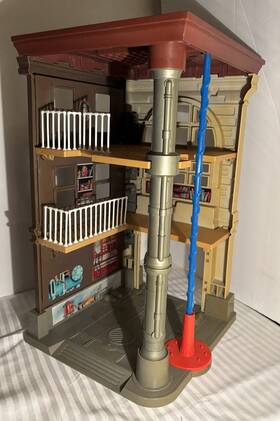 Kenner 233310-rev-01 1987 Original Ghostbuster Firehouse Playset With Working Pole
