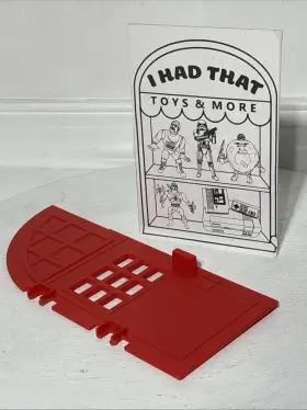 283401 Kenner 1987 Real Ghostbusters Playset Vintage Left Door Part Piece 283401 Kenner 1987 Real Ghostbusters Playset Vintage Left Door Part Piece