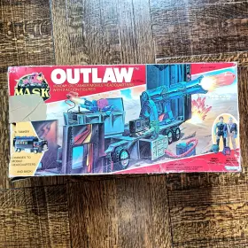 37220 Kenner Mask Outlaw Empty Display Box Vintage 1986
