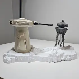 39380 Kenner Star Wars Hoth Playset Imperial Probe Droid Base Tower Gray White