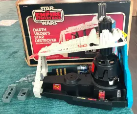 39850 Kenner Vintage Star Wars Darth Vaders Destroyer Playset 1980 With Box Read