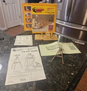 46020 Kenner Adventures Indiana Jones Raiders Of The Lost Ark Map Room 1982 Incomplete