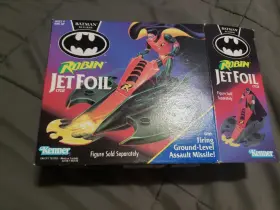 5633-86 Kenner Robin Jet Foil Cycle Playset Batman Returns Firing Missile Vintage Boxed
