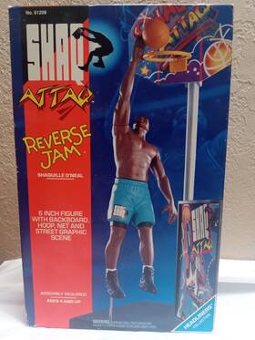 Kenner 61208 Shaq Attaq Shaquille Oftneal Playset Action Figure And Stand Mpn