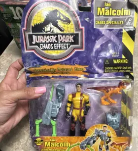 71135 Kenner Jurassic Park Chaos Effect Ian Malcolm Playset Dino Mech Armor Claw