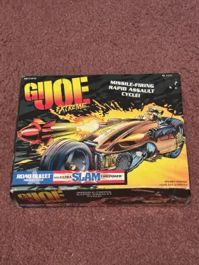 81223 Kenner G.i. Joe Extreme Missile-firing Road Bullet Assault Cycle Playset 1995