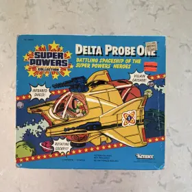 99890 Kenner Vintage 1985 Super Powers Delta Probe One Dc Batman Robin New In Box