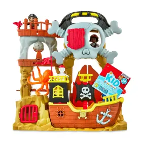 533564 Kid Connection Pirate Island Playset 26 Pieces Toddler Toys
